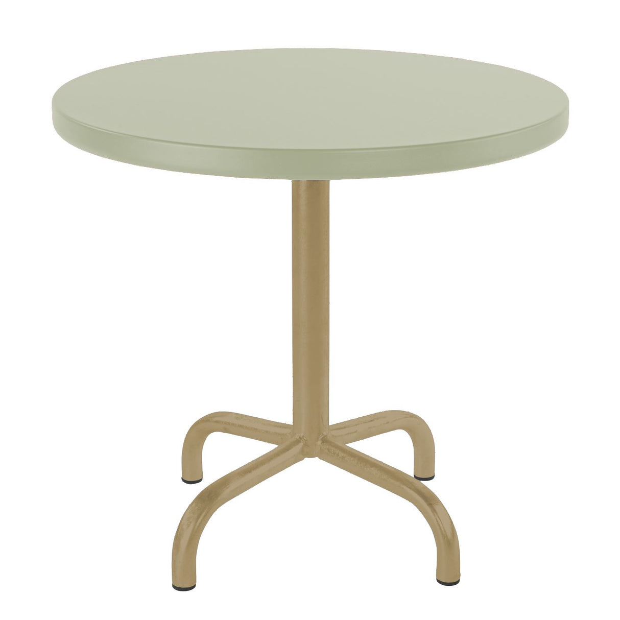 Schaffner Säntis Table d'appoint rabattable ronde Ø54cm Marron Pastel 83 Vert Pastel 64
