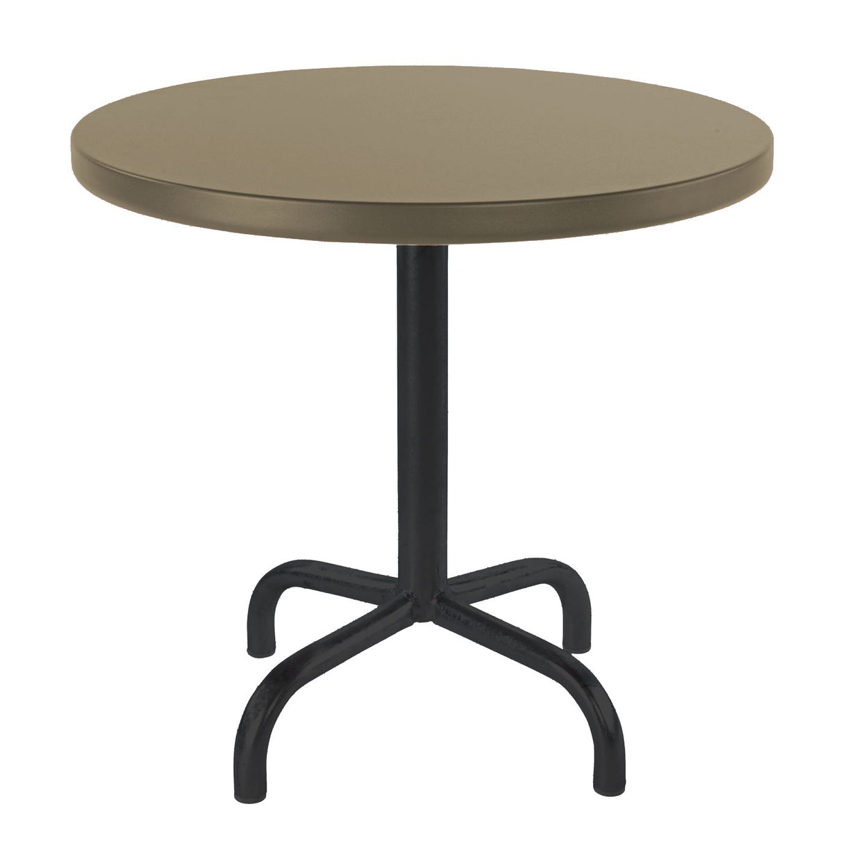 Schaffner Säntis Table d'appoint rabattable ronde Ø54cm Noir 91 Champagne 85