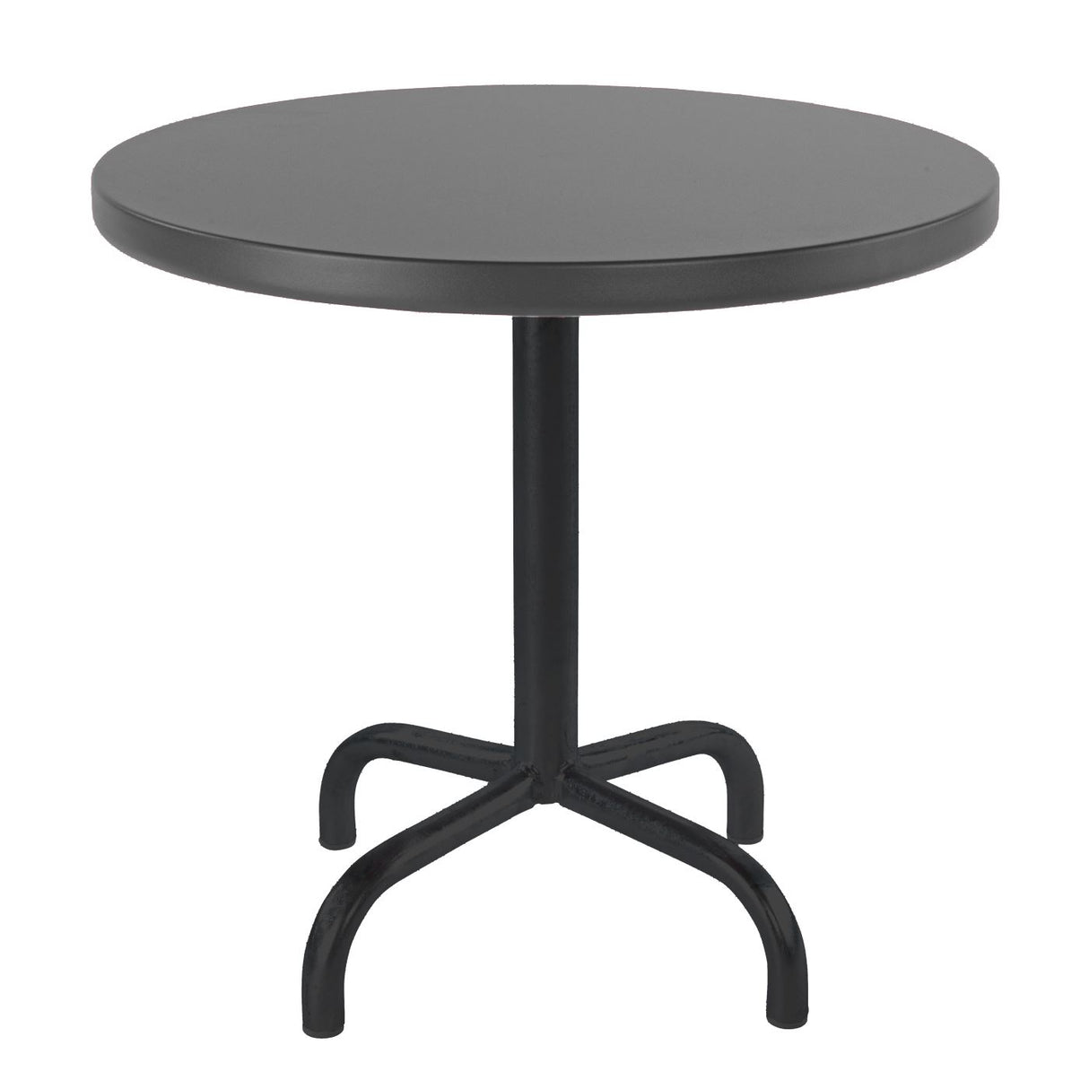 Schaffner Säntis Table d'appoint rabattable ronde Ø54cm Noir 91 Graphite 73