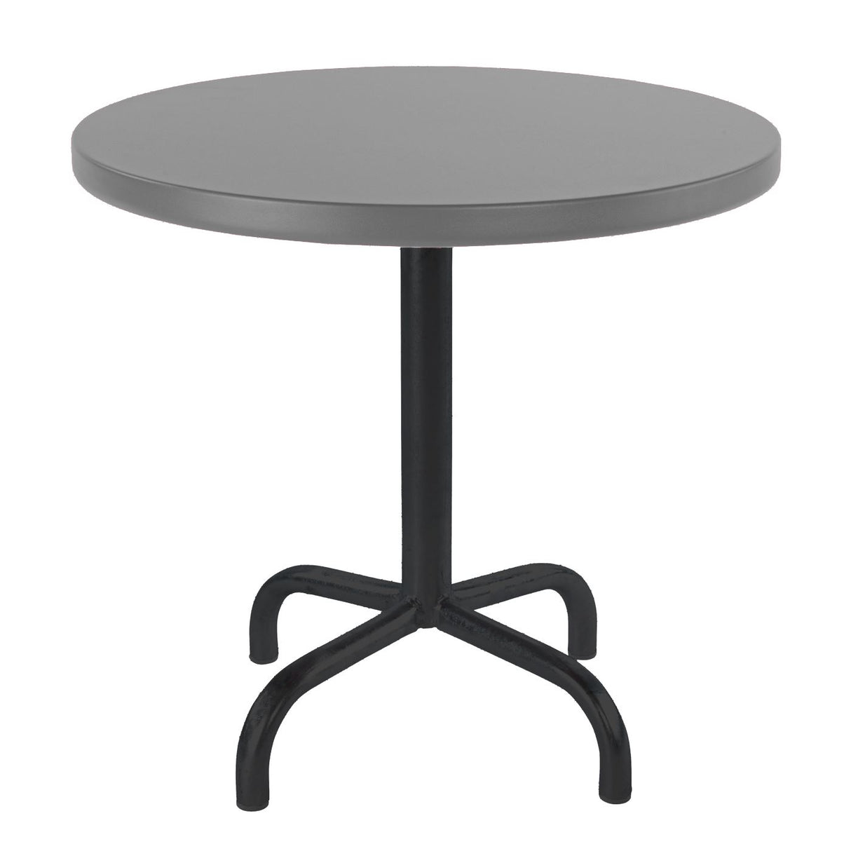 Schaffner Säntis Table d'appoint rabattable ronde Ø54cm Noir 91 Gris Argent 78