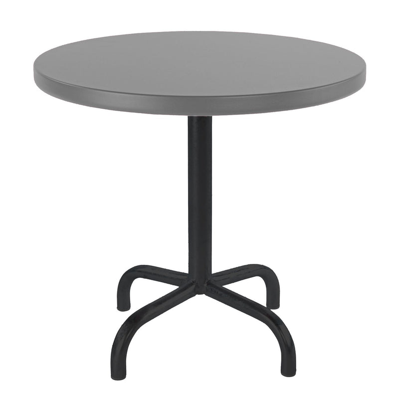 Schaffner Säntis Table d'appoint rabattable ronde Ø54cm Noir 91 Gris Argent 78 