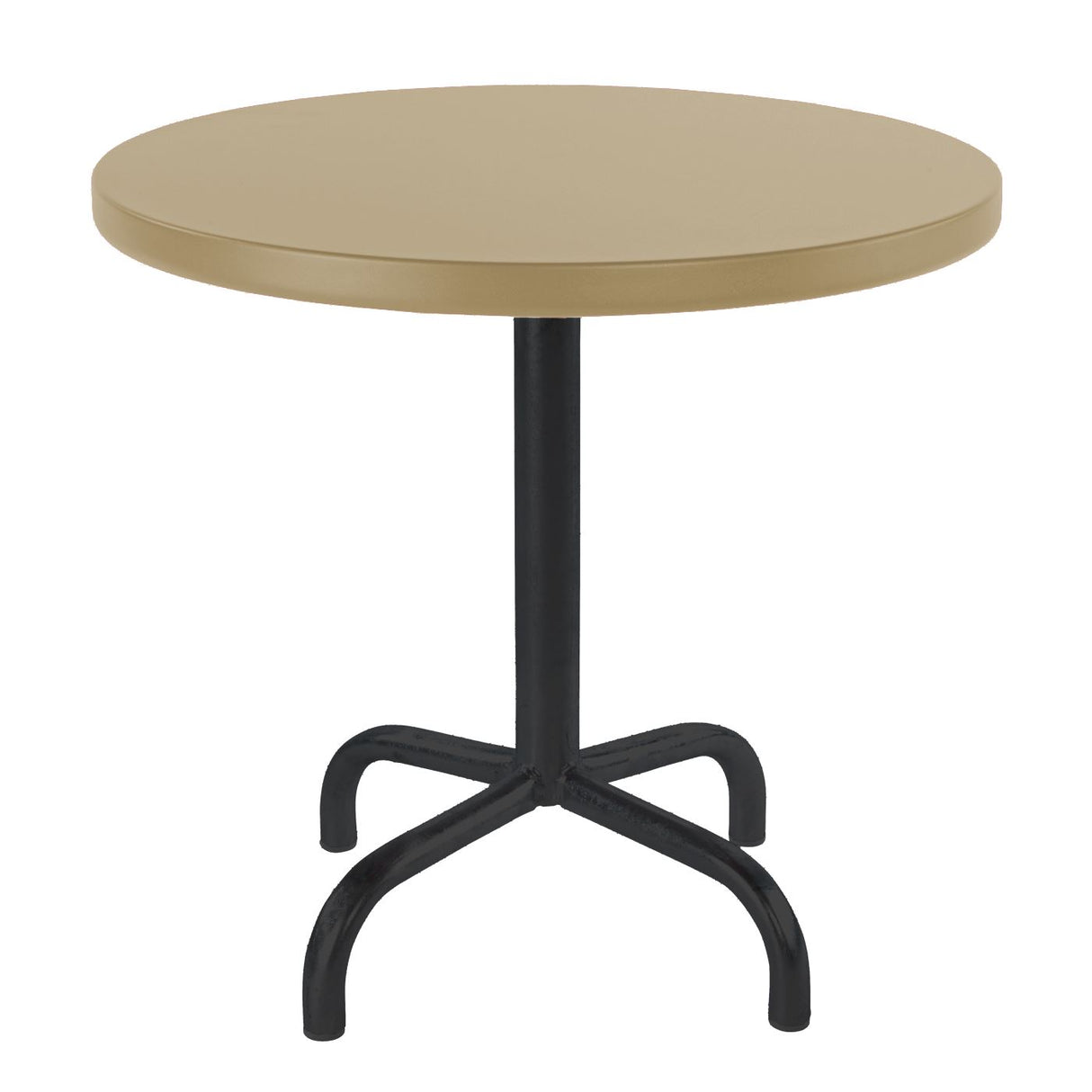 Schaffner Säntis Table d'appoint rabattable ronde Ø54cm Noir 91 Marron Pastel 83