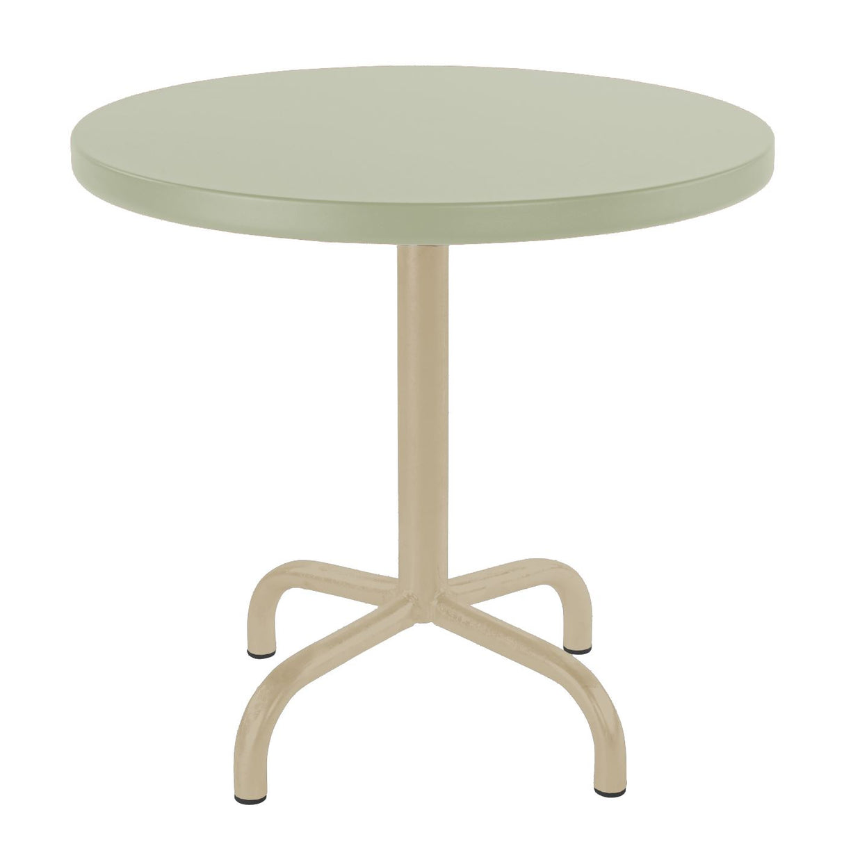 Schaffner Säntis Table d'appoint rabattable ronde Ø54cm Sable Pastel 15 Vert Pastel 64