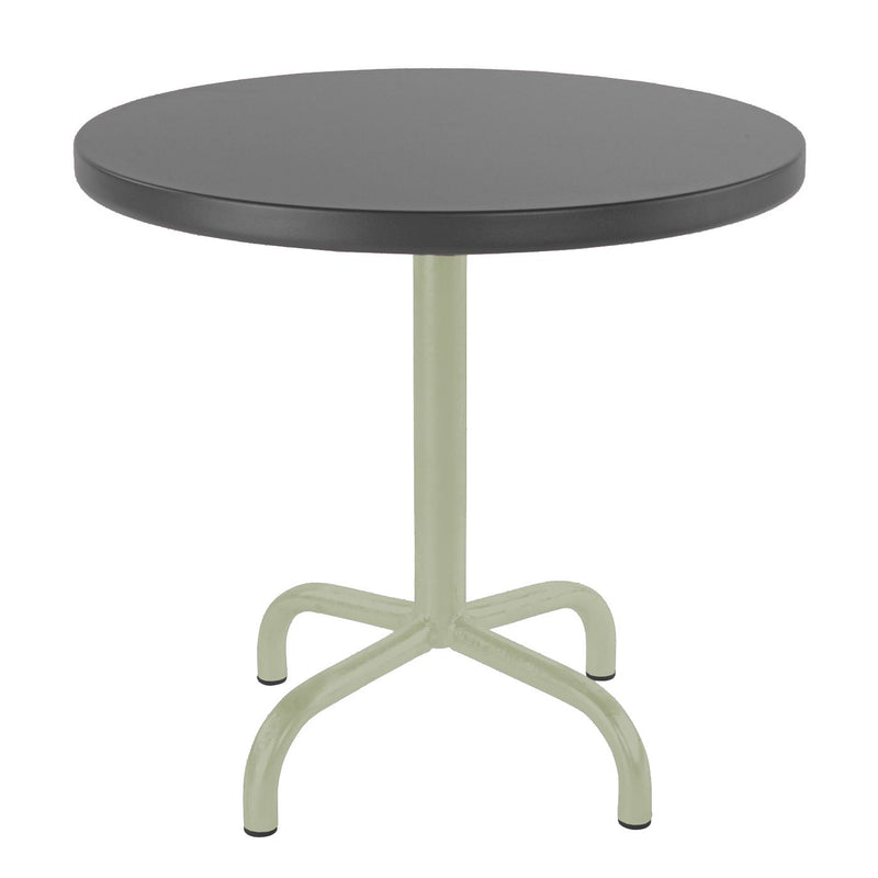 Schaffner Säntis Table d'appoint rabattable ronde Ø54cm Vert Pastel 64 Graphite 73 