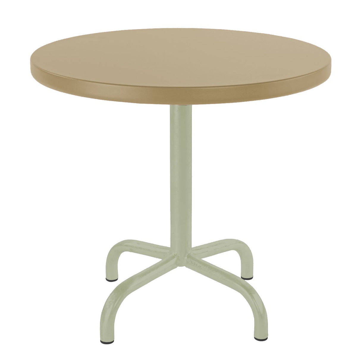 Schaffner Säntis Table d'appoint rabattable ronde Ø54cm Vert Pastel 64 Marron Pastel 83