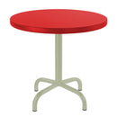 Schaffner Säntis Table d'appoint rabattable ronde Ø54cm Vert Pastel 64 Rouge 30 