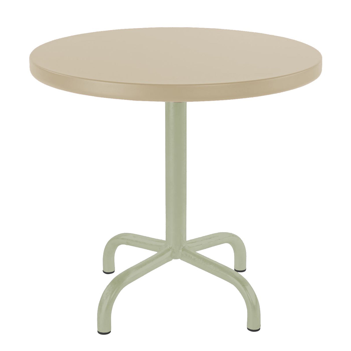 Schaffner Säntis Table d'appoint rabattable ronde Ø54cm Vert Pastel 64 Sable Pastel 15
