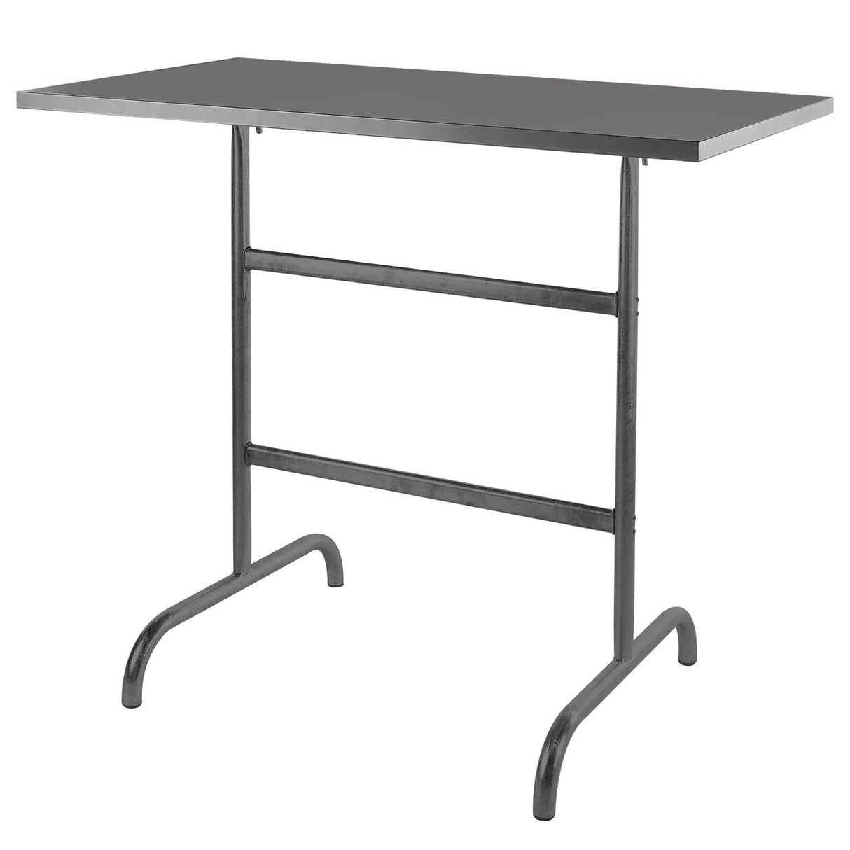 Schaffner Säntis Table haute rabattable 130x70cm Anthracite 77 Graphite 73