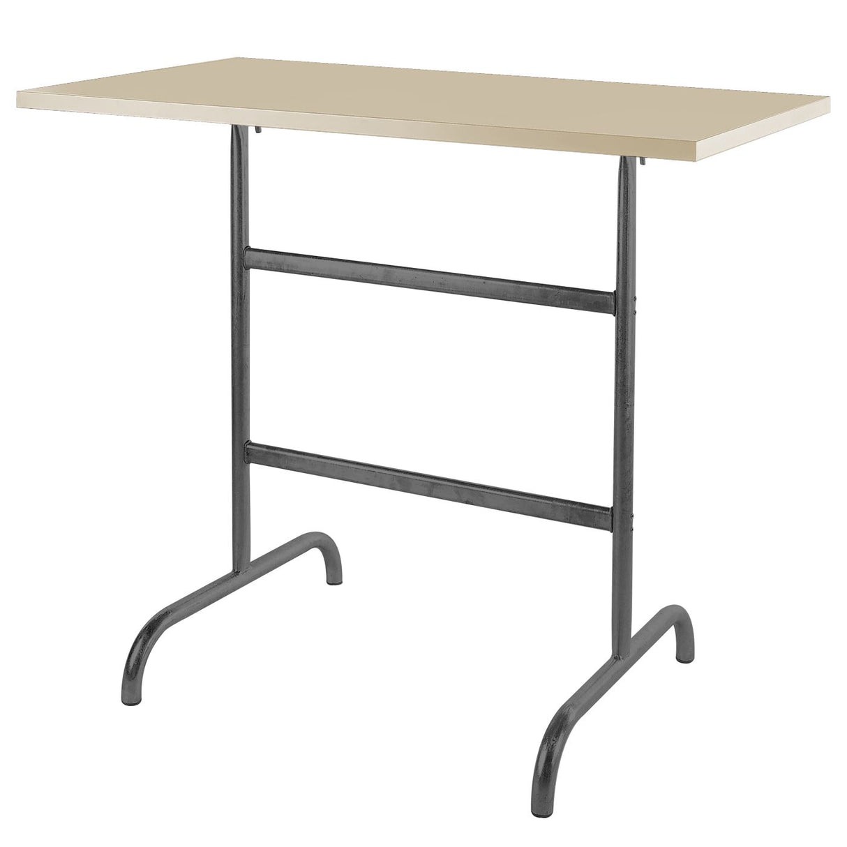 Schaffner Säntis Table haute rabattable 130x70cm Anthracite 77 Sable Pastel 15