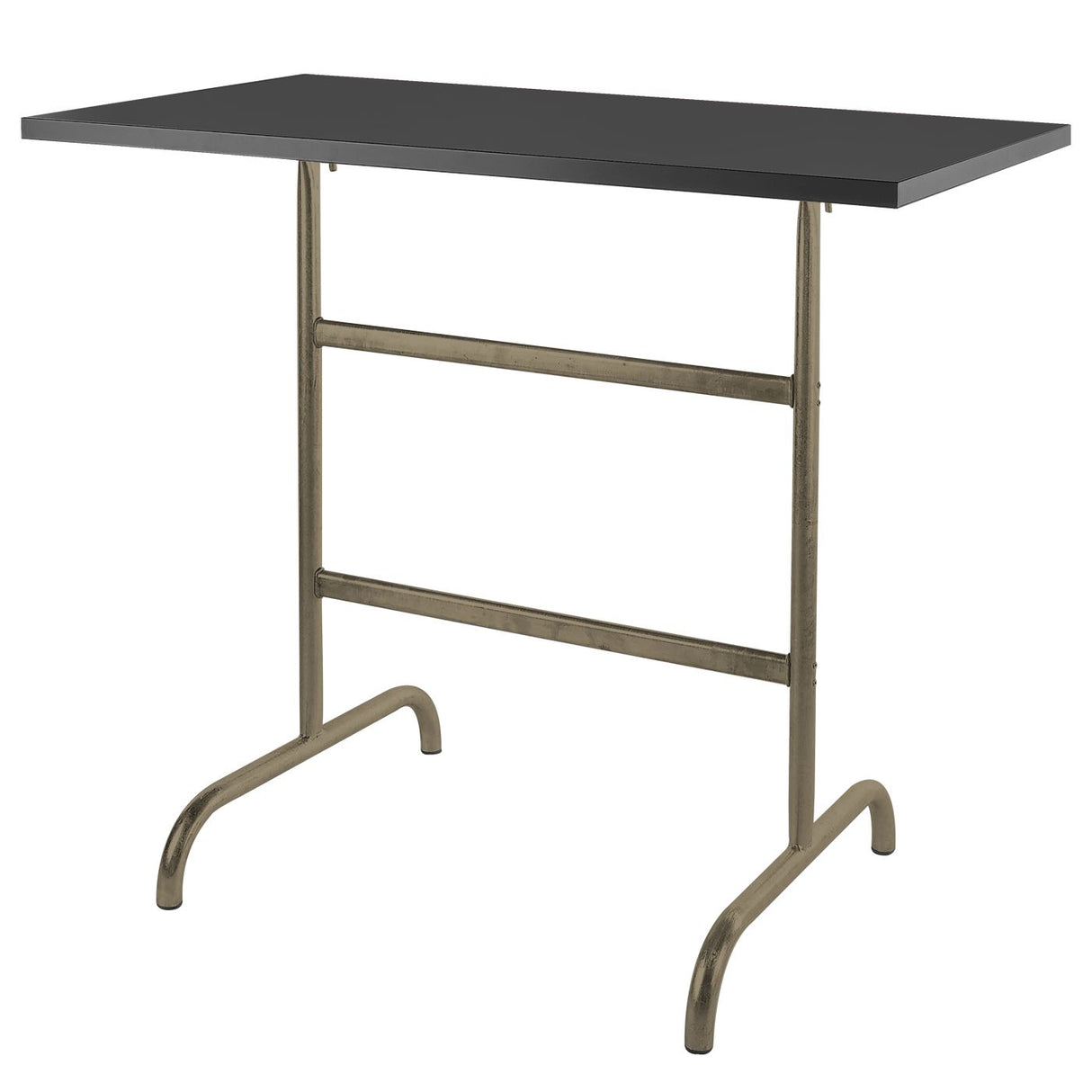 Schaffner Säntis Table haute rabattable 130x70cm Champagne 85 Anthracite 77