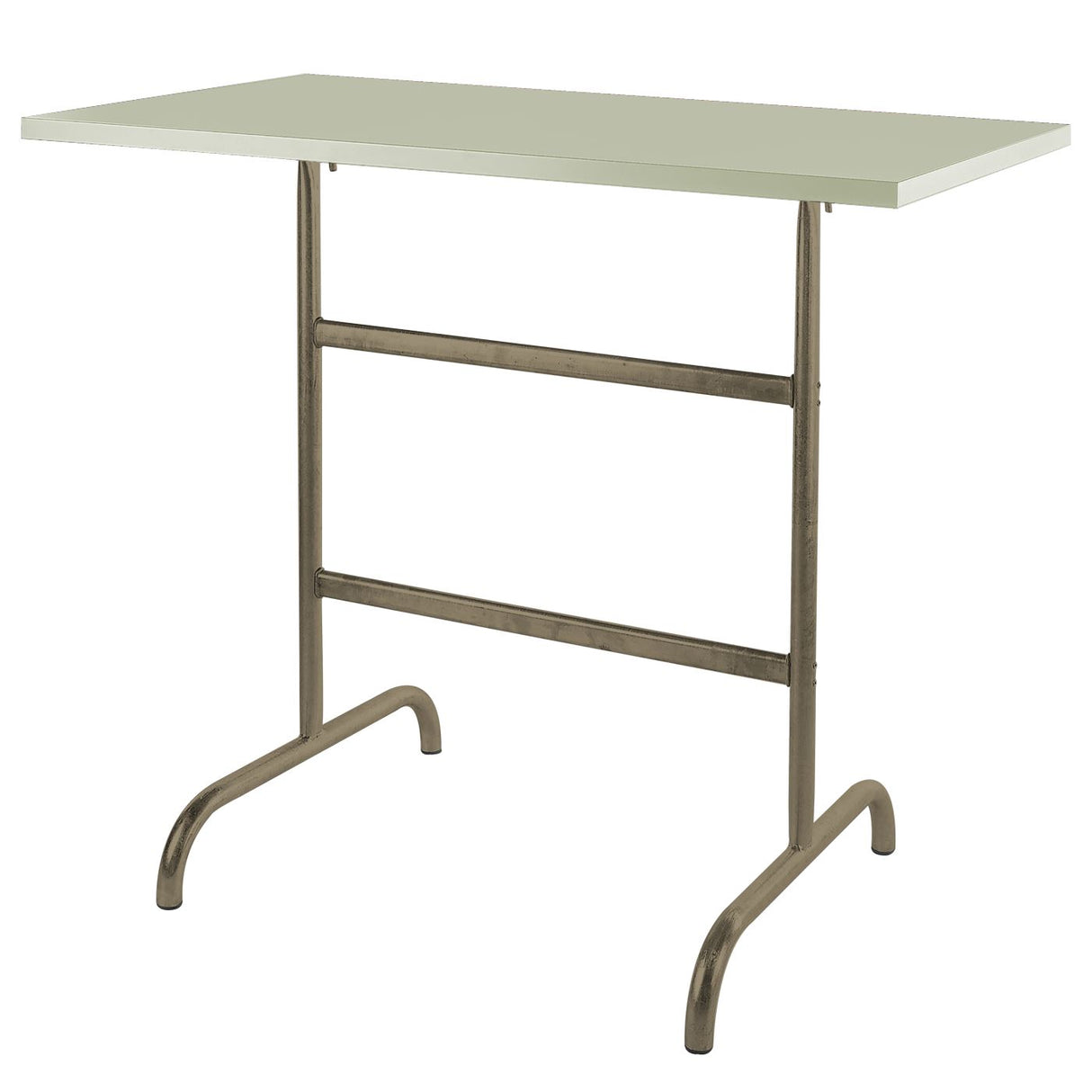 Schaffner Säntis Table haute rabattable 130x70cm Champagne 85 Vert Pastel 64