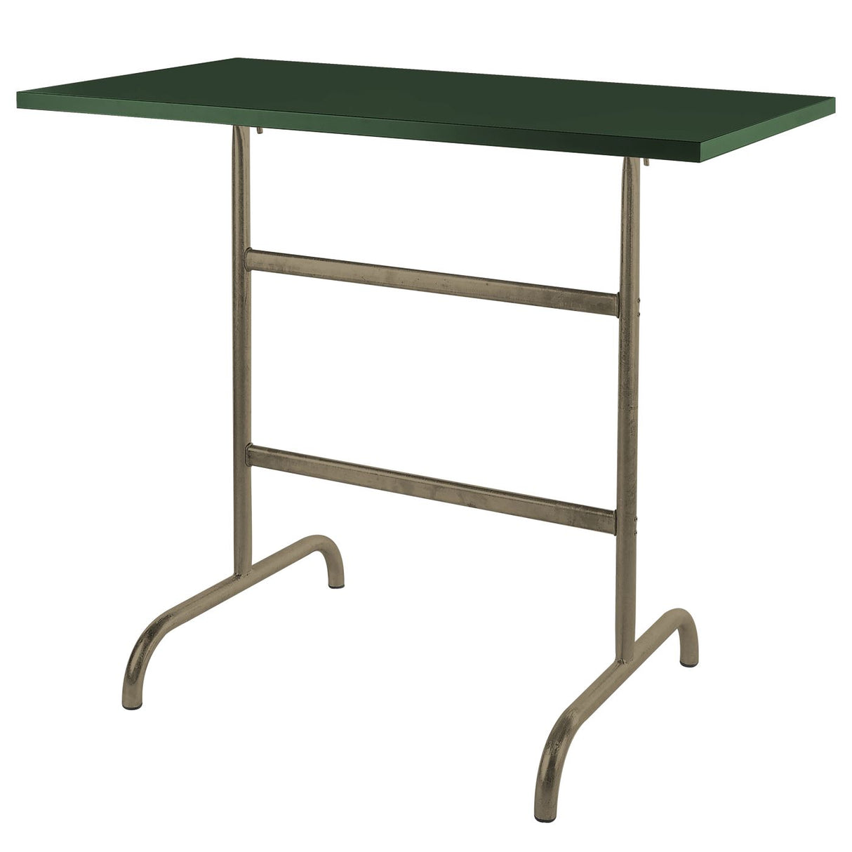 Schaffner Säntis Table haute rabattable 130x70cm Champagne 85 Vert Sapin 66