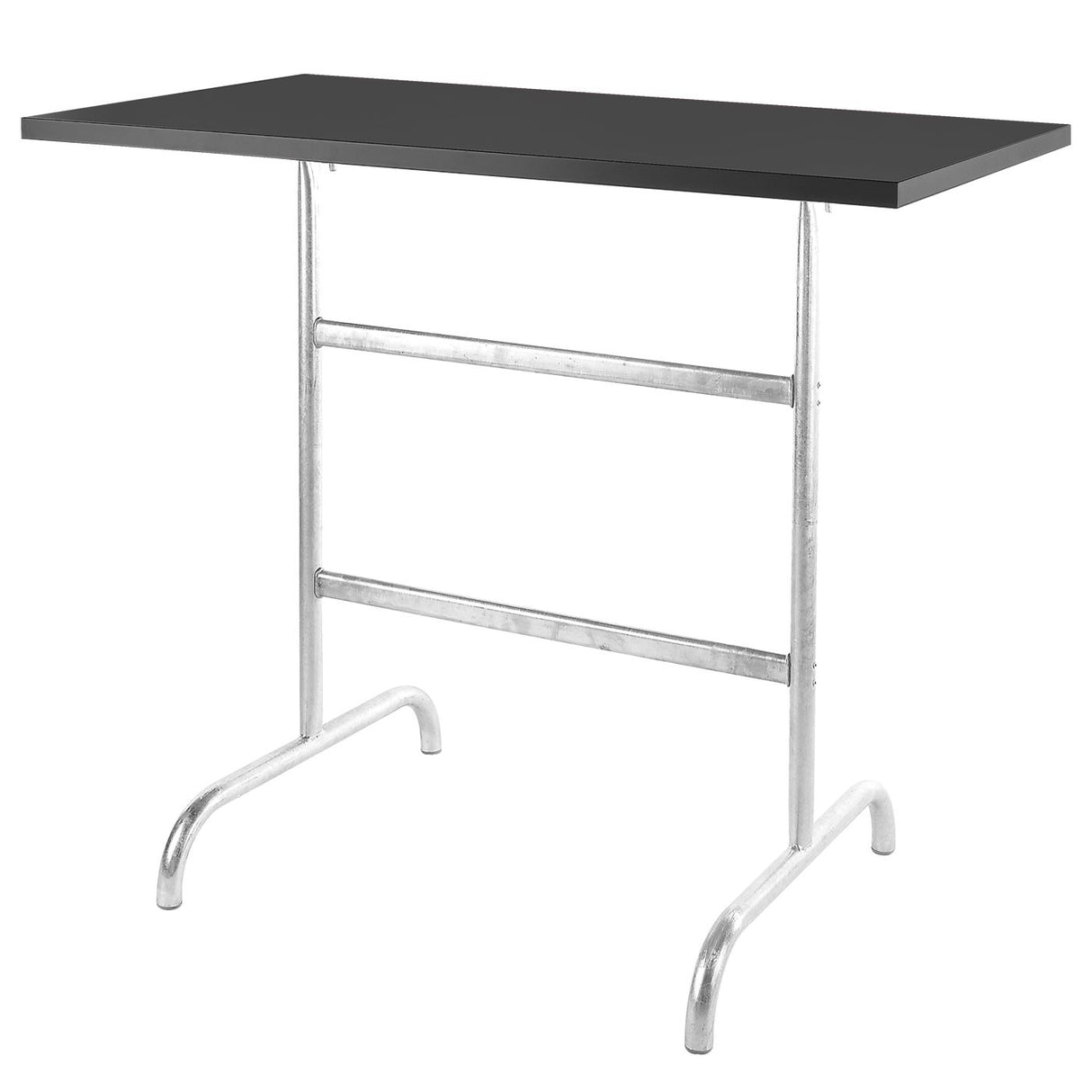 Schaffner Säntis Table haute rabattable 130x70cm Galvanisé à chaud 02 Anthracite 77
