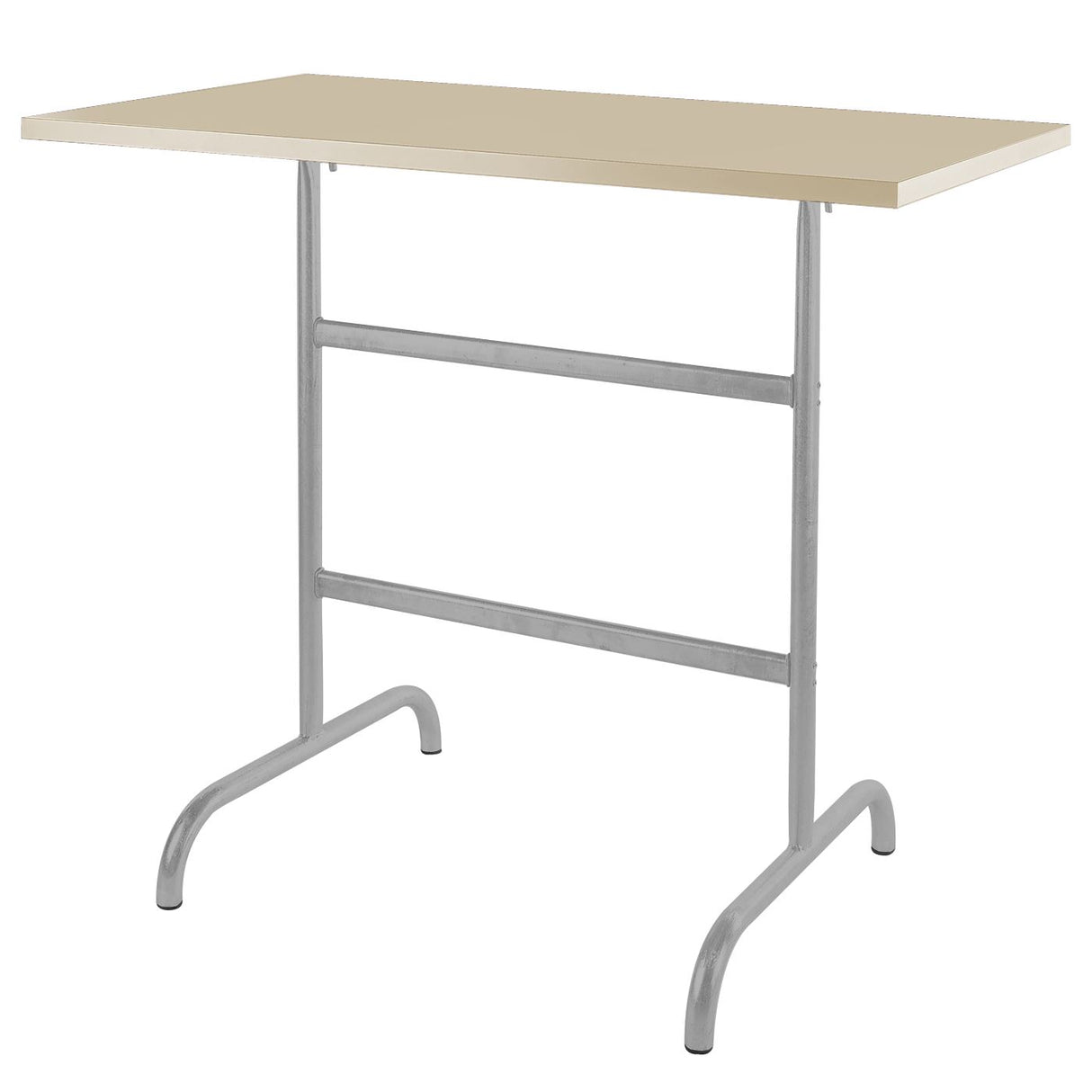 Schaffner Säntis Table haute rabattable 130x70cm Gris Argent 78 Sable Pastel 15