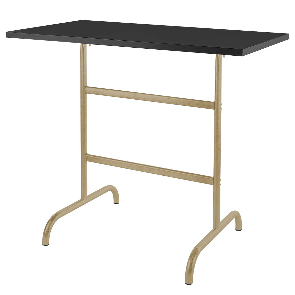 Schaffner Säntis Table haute rabattable 130x70cm Marron Pastel 83 Noir 91