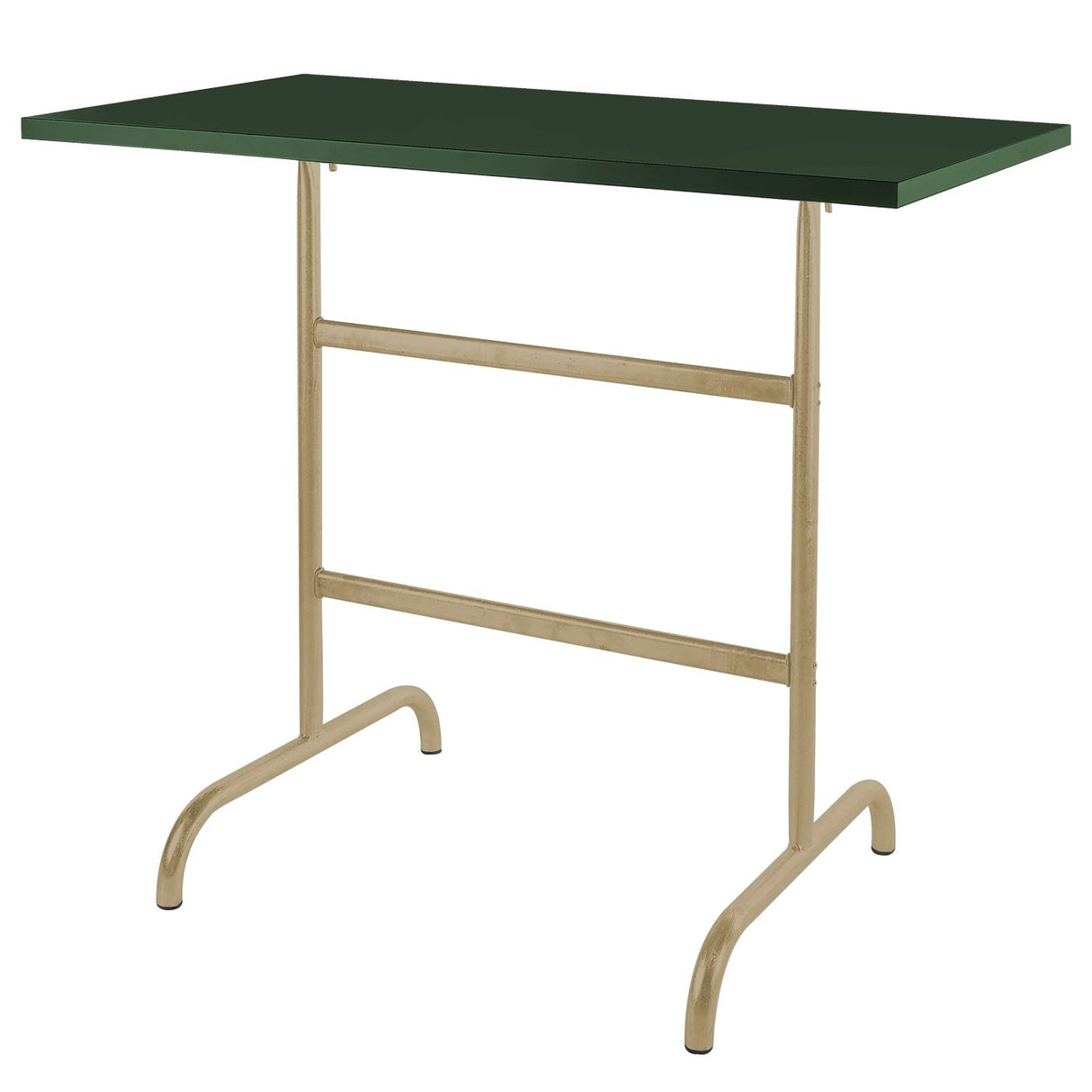 Schaffner Säntis Table haute rabattable 130x70cm Marron Pastel 83 Vert Sapin 66