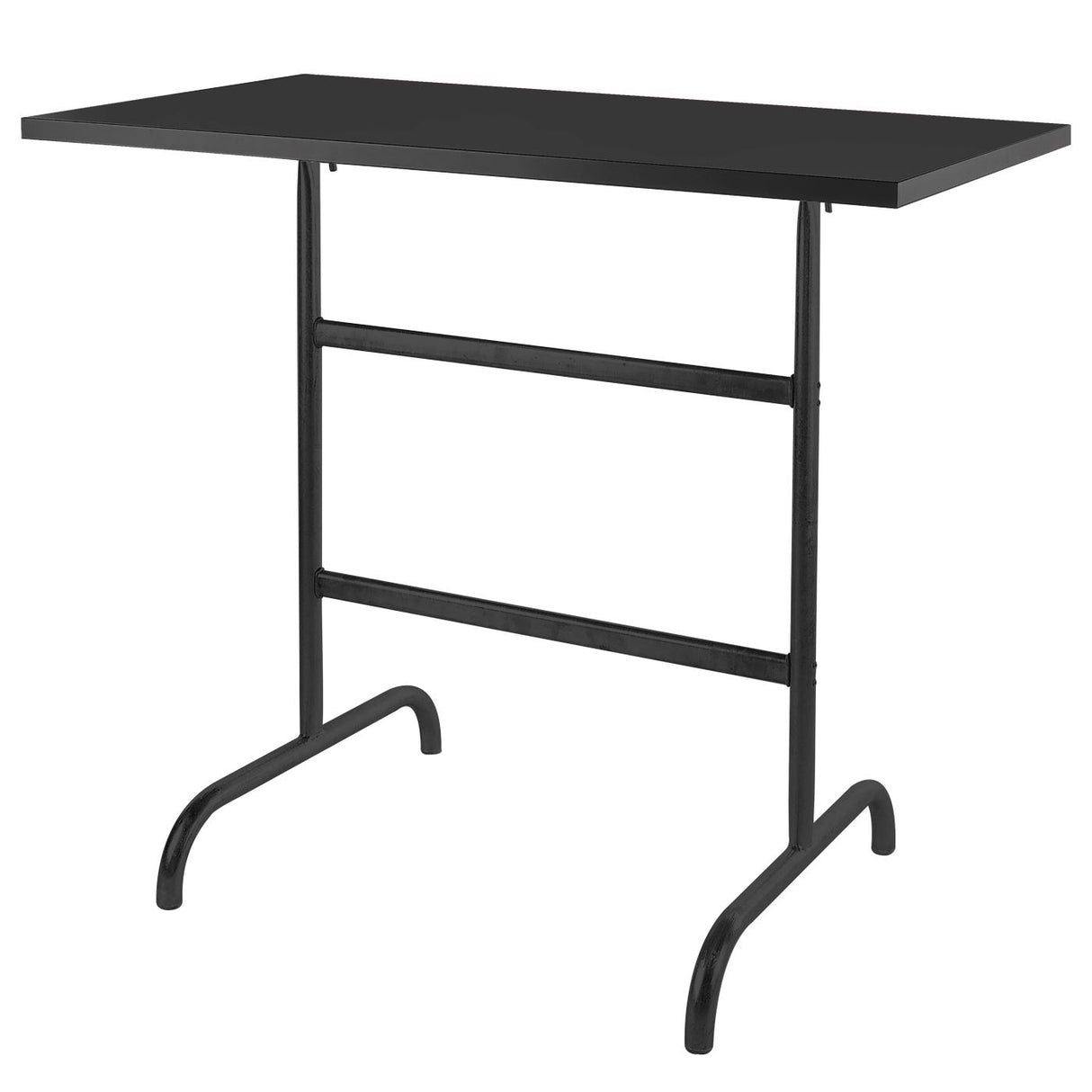 Schaffner Säntis Table haute rabattable 130x70cm Noir 91 Noir 91