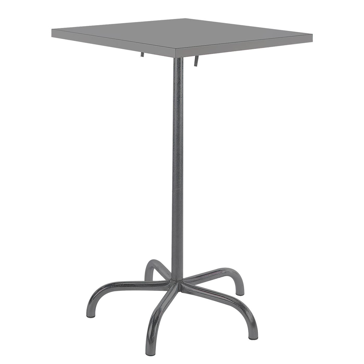 Schaffner Säntis Table haute rabattable 70x70cm Anthracite 77 Gris Argent 78