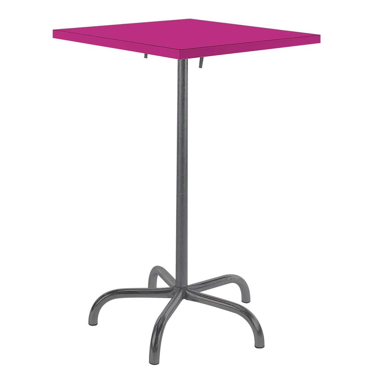 Schaffner Säntis Table haute rabattable 70x70cm Anthracite 77 Rose 41