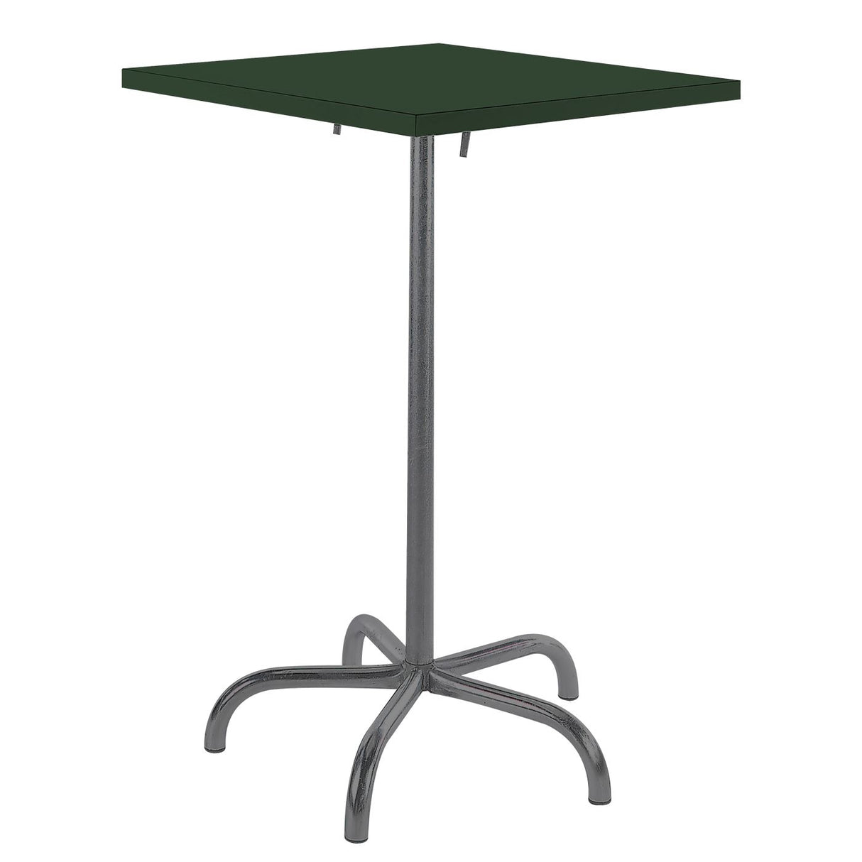 Schaffner Säntis Table haute rabattable 70x70cm Anthracite 77 Vert Sapin 66