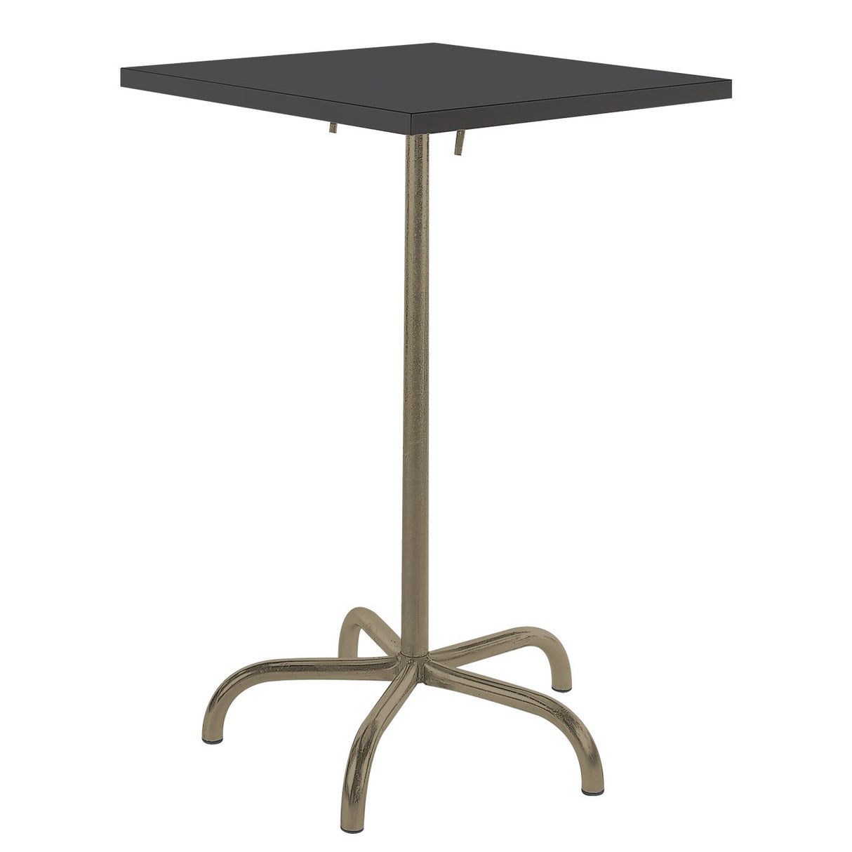 Schaffner Säntis Table haute rabattable 70x70cm Champagne 85 Anthracite 77
