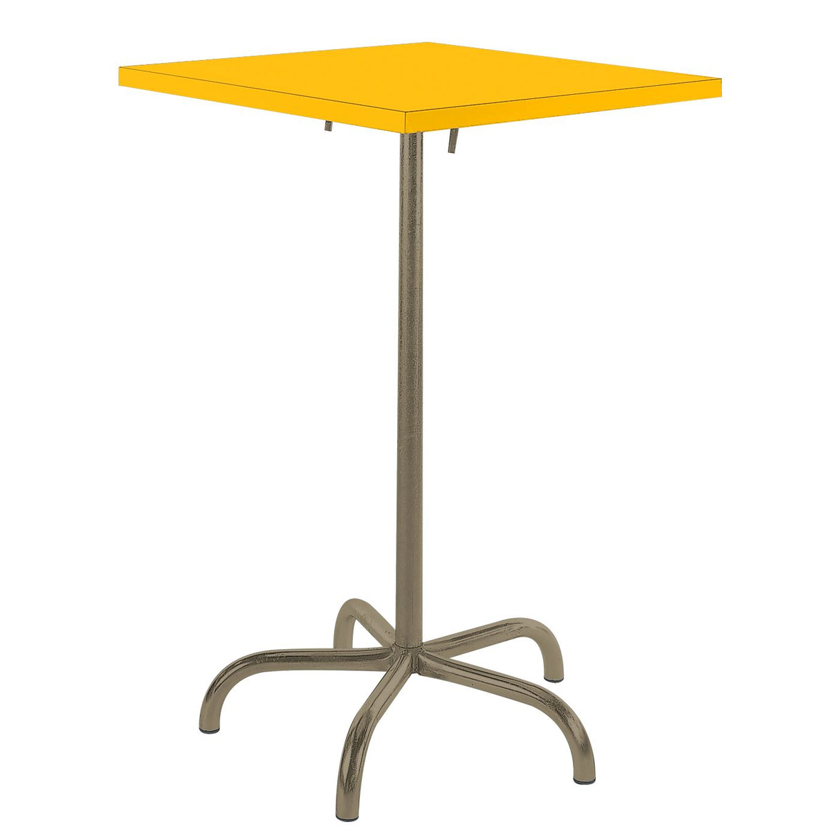 Schaffner Säntis Table haute rabattable 70x70cm Champagne 85 Jaune 11