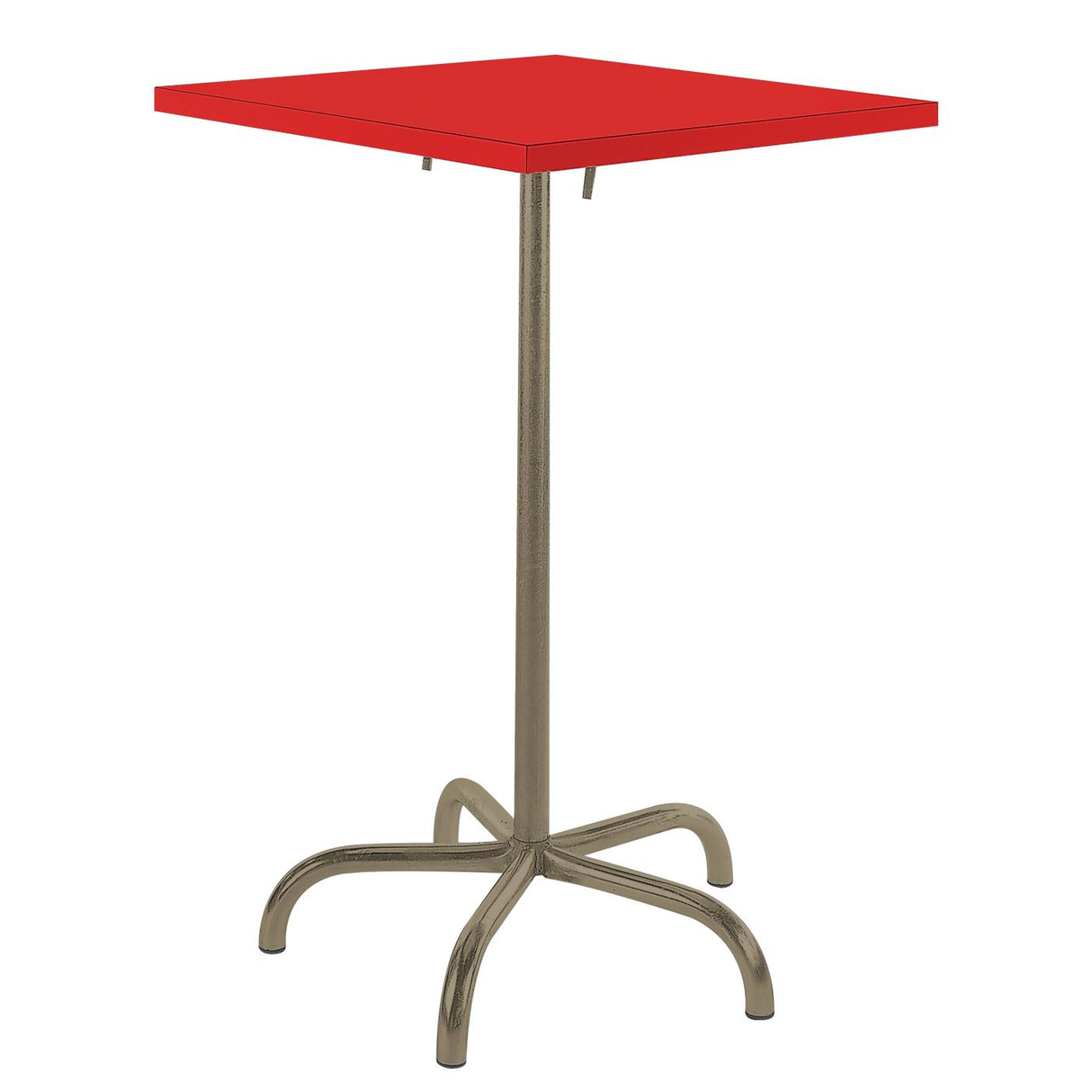 Schaffner Säntis Table haute rabattable 70x70cm Champagne 85 Rouge 30
