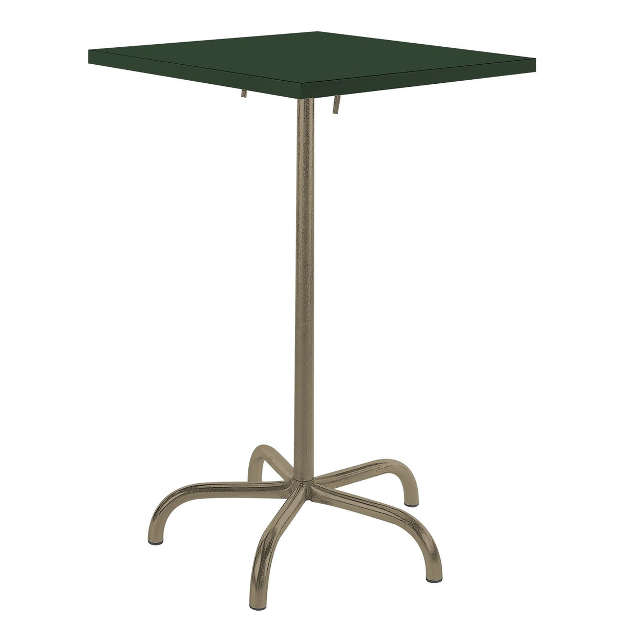 Schaffner Säntis Table haute rabattable 70x70cm Champagne 85 Vert Sapin 66