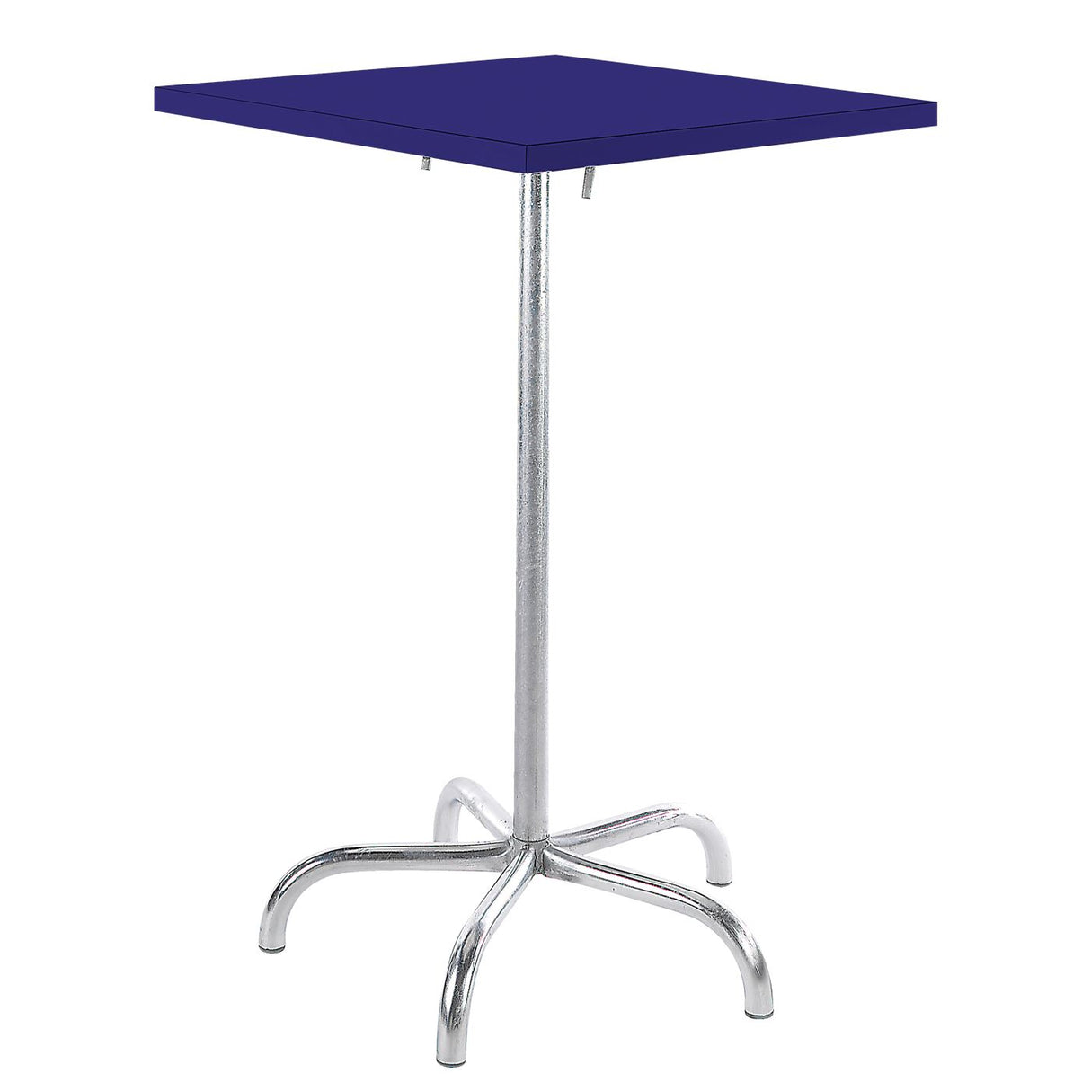 Schaffner Säntis Table haute rabattable 70x70cm Galvanisé à chaud 02 Bleu 53