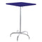 Schaffner Säntis Table haute rabattable 70x70cm Galvanisé à chaud 02 Bleu 53 