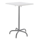 Schaffner Säntis Table haute rabattable 70x70cm Graphite 73 Blanc 90 