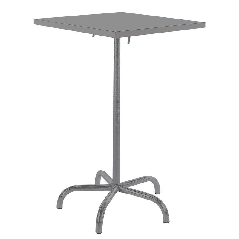 Schaffner Säntis Table haute rabattable 70x70cm Graphite 73 Gris Argent 78 