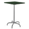 Schaffner Säntis Table haute rabattable 70x70cm Graphite 73 Vert Sapin 66 