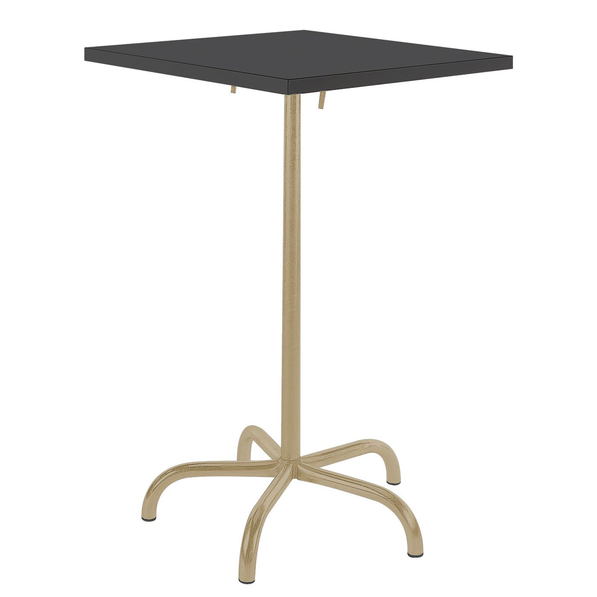 Schaffner Säntis Table haute rabattable 70x70cm Marron Pastel 83 Anthracite 77