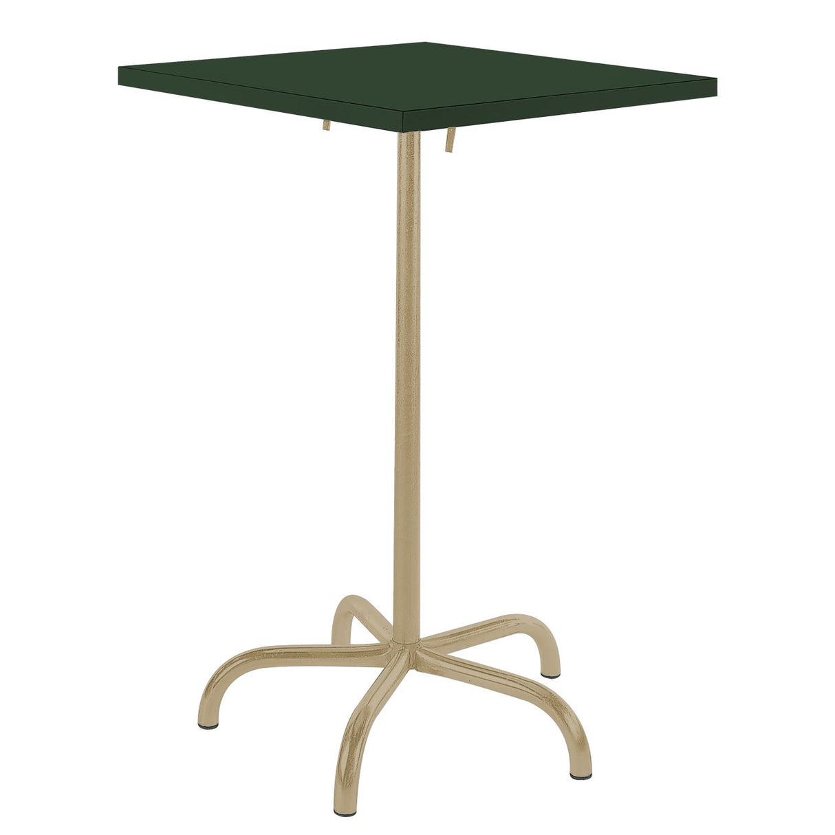 Schaffner Säntis Table haute rabattable 70x70cm Marron Pastel 83 Vert Sapin 66