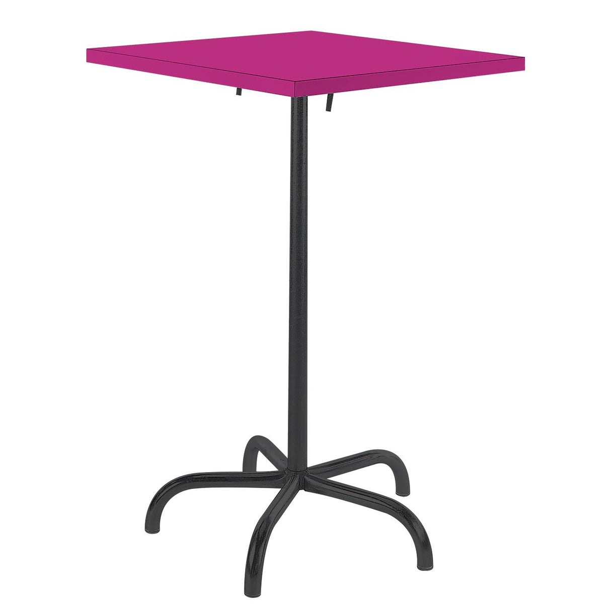 Schaffner Säntis Table haute rabattable 70x70cm Noir 91 Rose 41