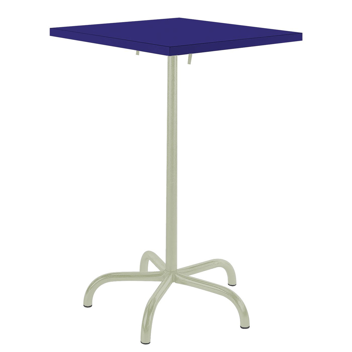 Schaffner Säntis Table haute rabattable 70x70cm Vert Pastel 64 Bleu 53