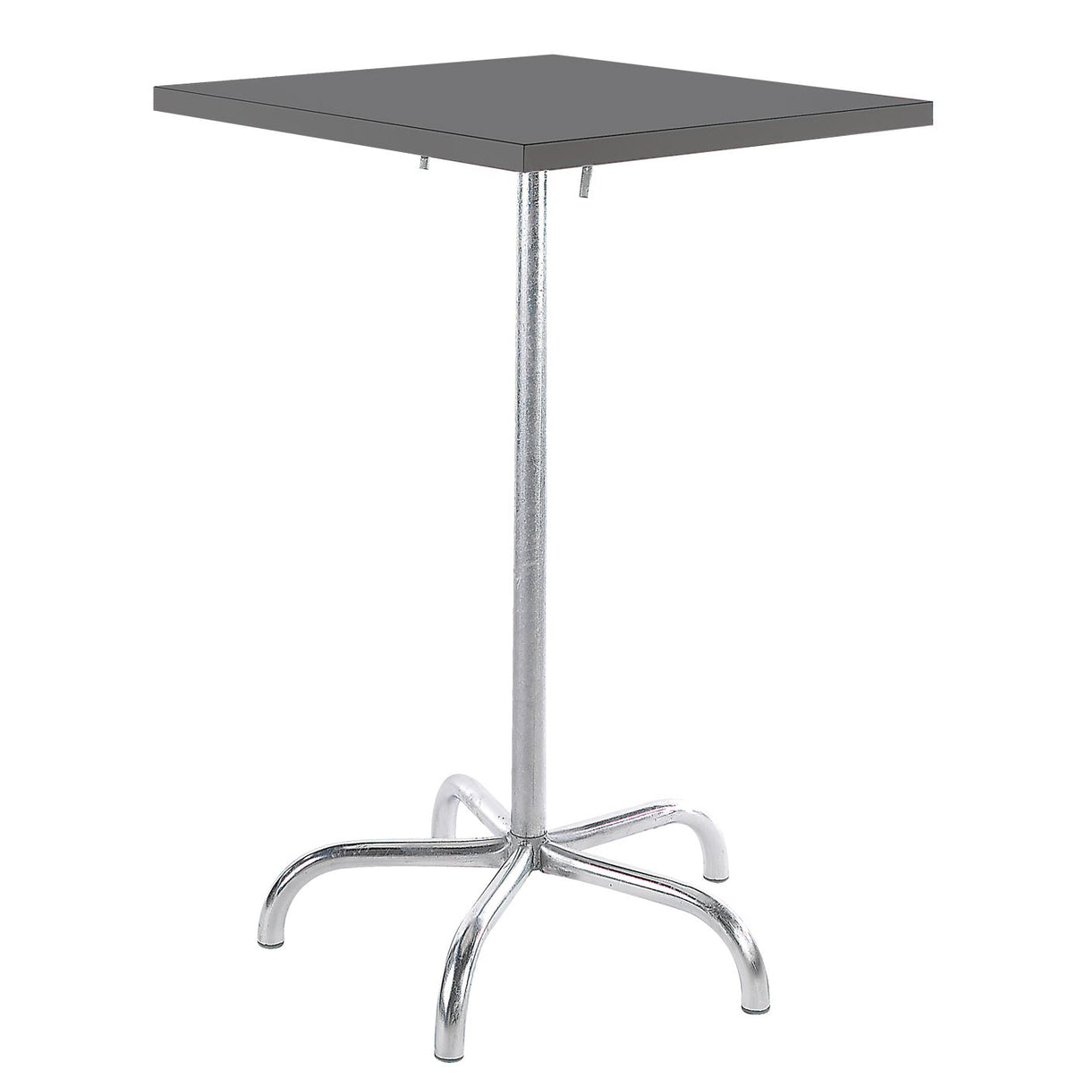 Schaffner Säntis Table haute rabattable 80x80cm Galvanisé à chaud 02 Graphite 73