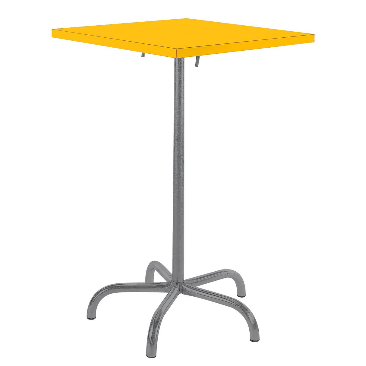 Schaffner Säntis Table haute rabattable 80x80cm Graphite 73 Jaune 11