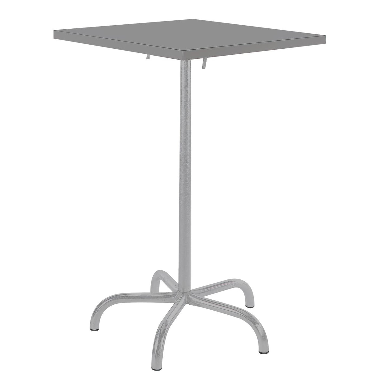 Schaffner Säntis Table haute rabattable 80x80cm Gris Argent 78 Gris Argent 78