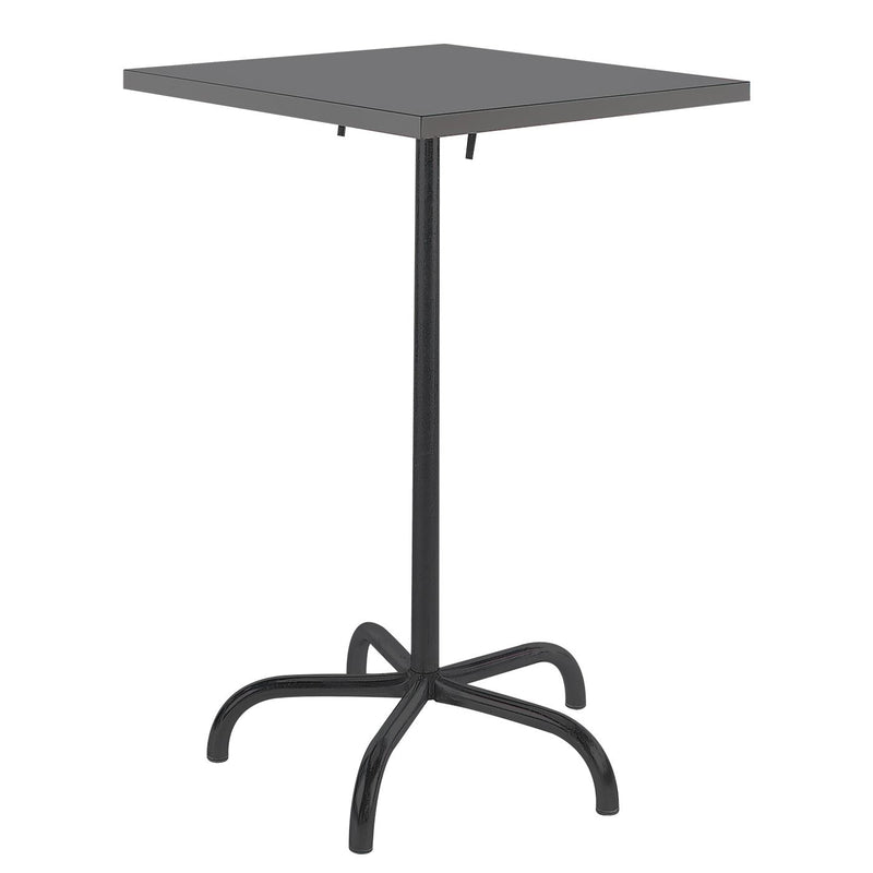 Schaffner Säntis Table haute rabattable 80x80cm Noir 91 Graphite 73 
