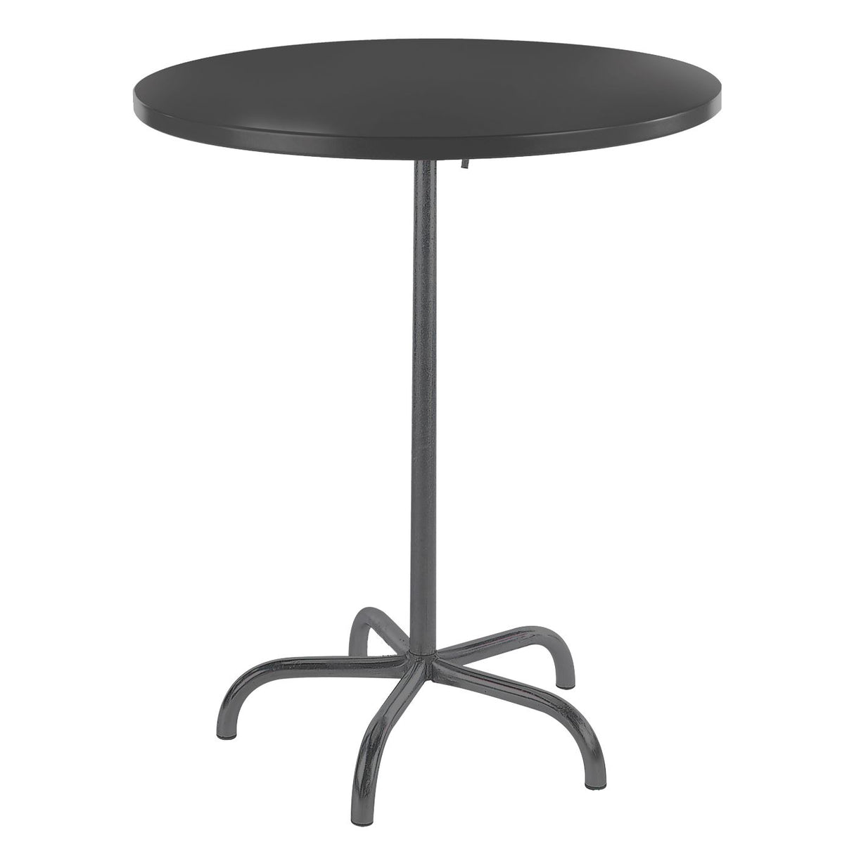 Schaffner Säntis Table haute rabattable ronde Ø80cm Anthracite 77 Anthracite 77