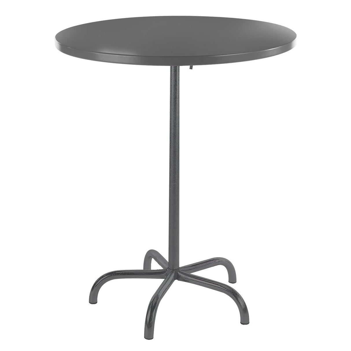 Schaffner Säntis Table haute rabattable ronde Ø80cm Anthracite 77 Graphite 73