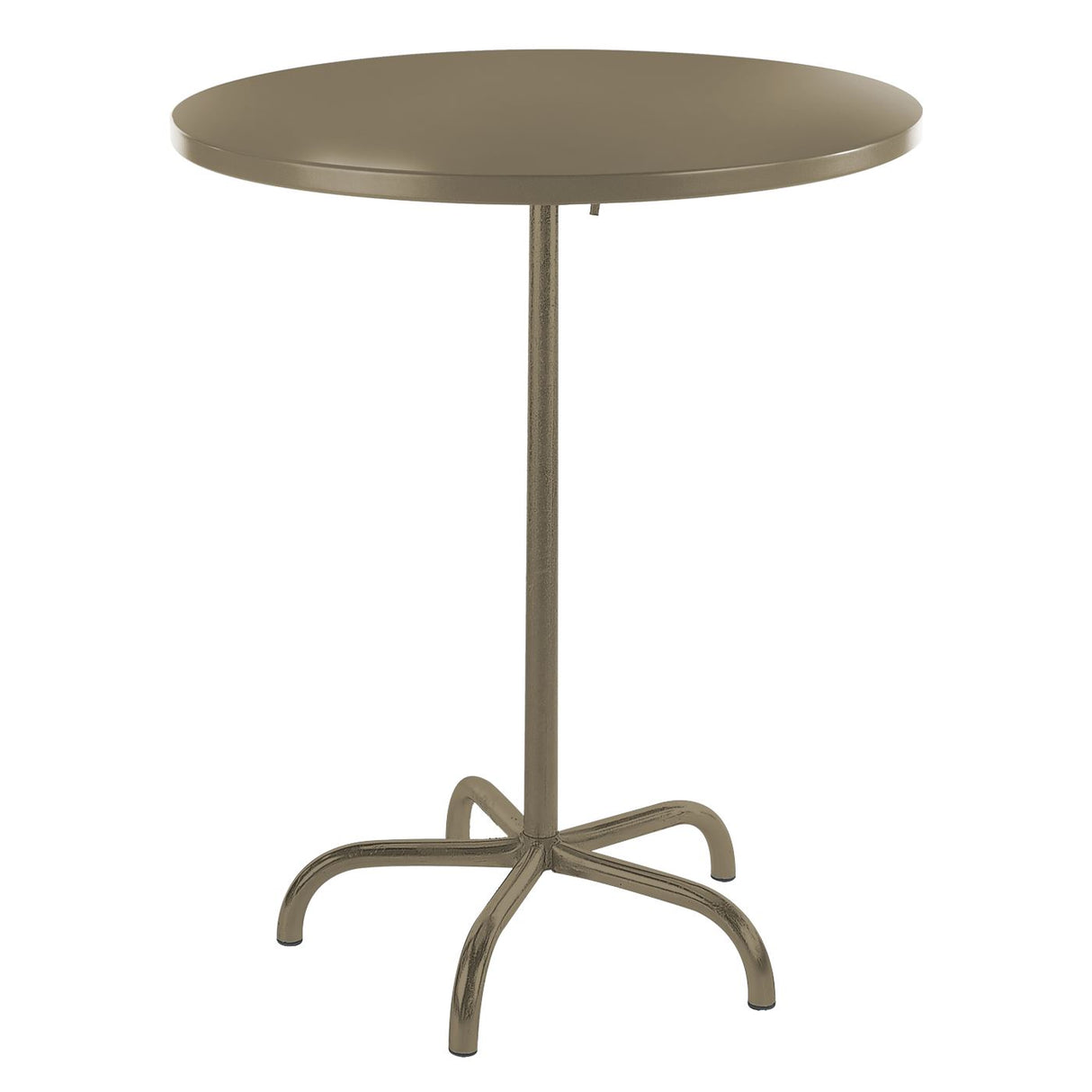 Schaffner Säntis Table haute rabattable ronde Ø80cm Champagne 85 Champagne 85
