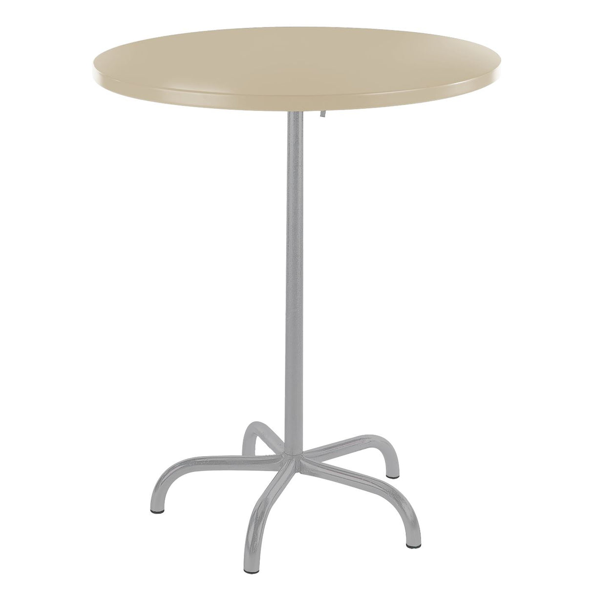 Schaffner Säntis Table haute rabattable ronde Ø80cm Gris Argent 78 Sable Pastel 15