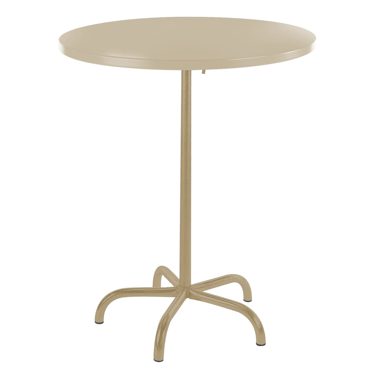 Schaffner Säntis Table haute rabattable ronde Ø80cm Marron Pastel 83 Sable Pastel 15