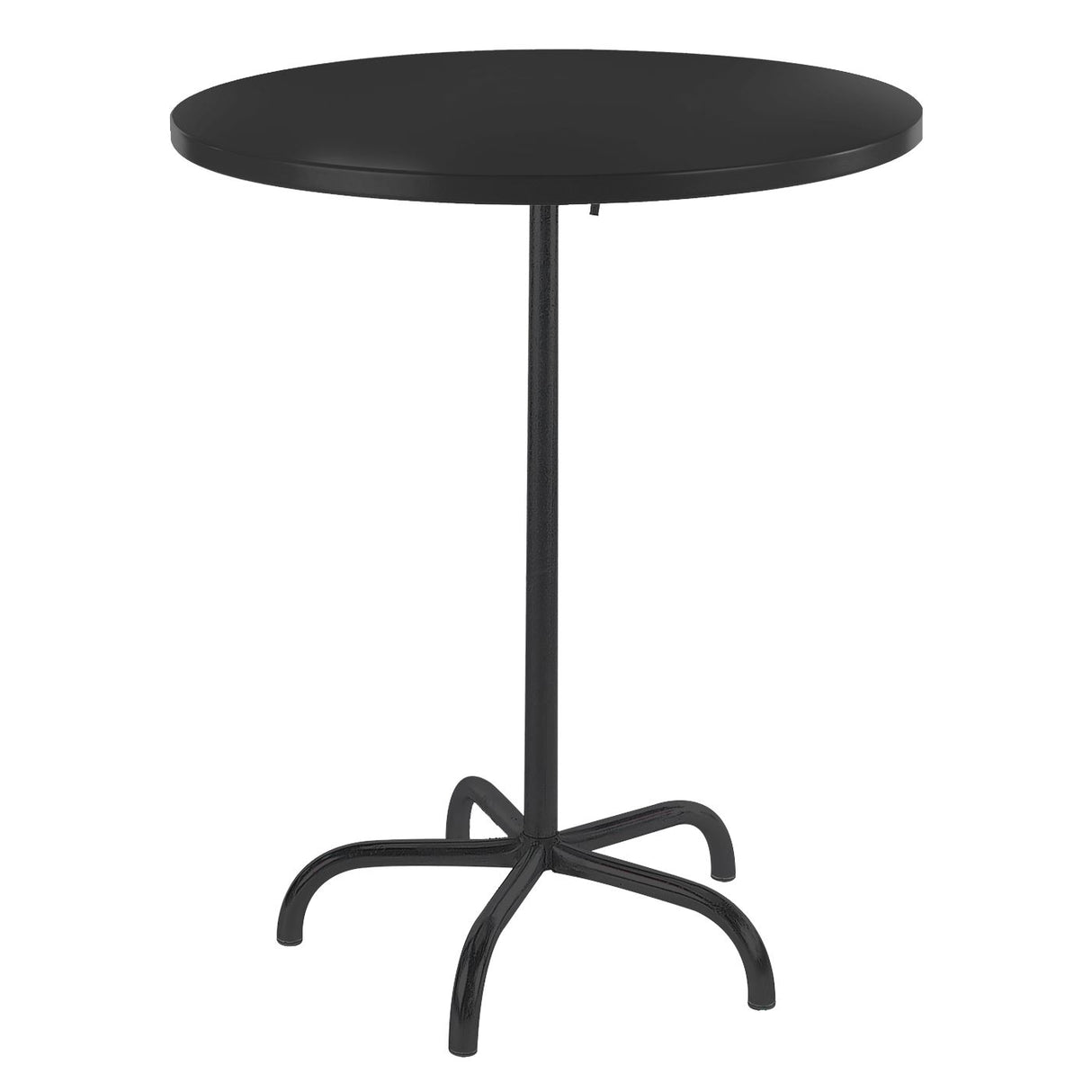 Schaffner Säntis Table haute rabattable ronde Ø80cm Noir 91 Noir 91