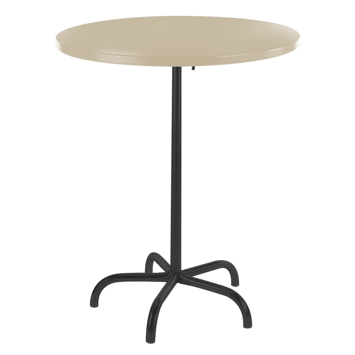 Schaffner Säntis Table haute rabattable ronde Ø80cm Noir 91 Sable Pastel 15