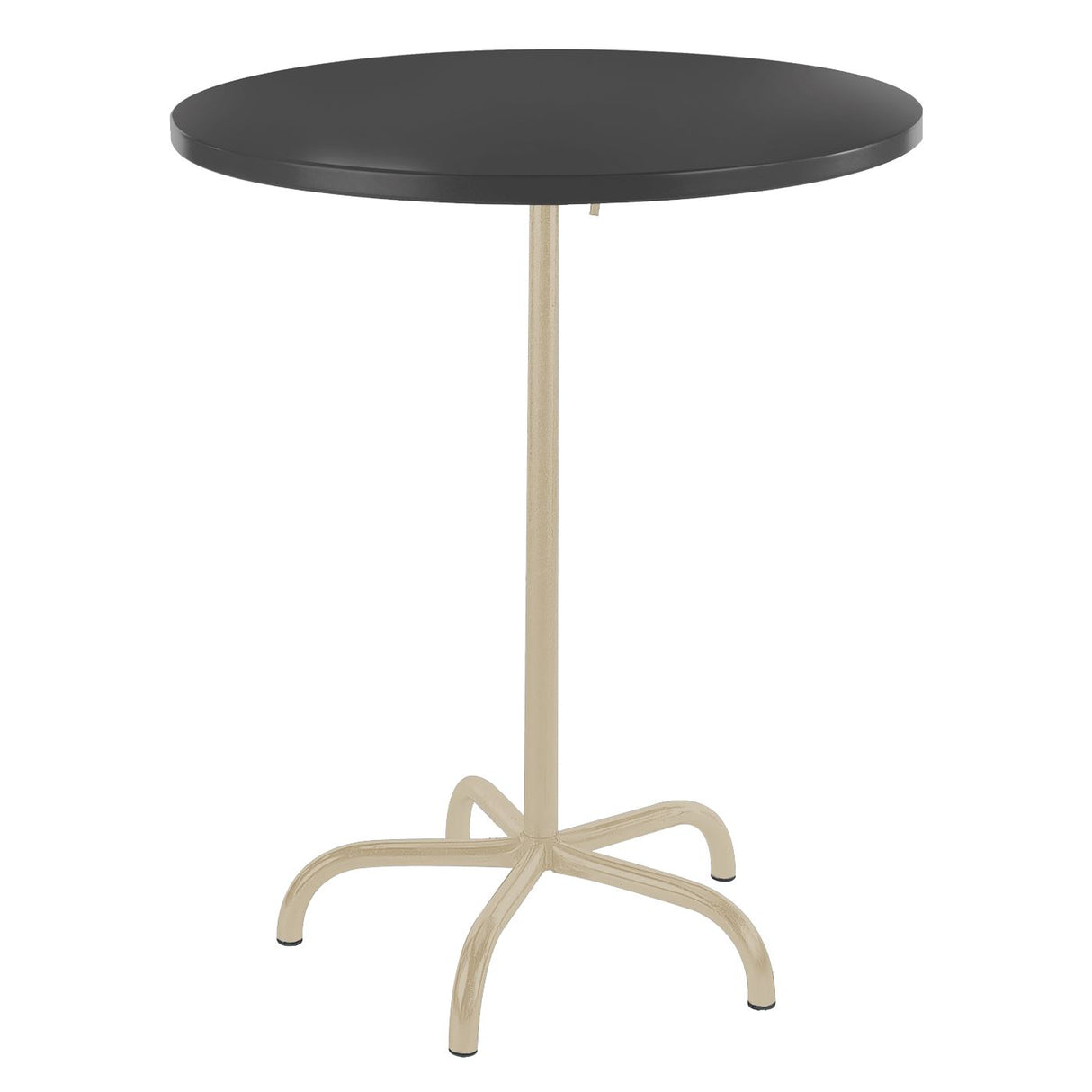 Schaffner Säntis Table haute rabattable ronde Ø80cm Sable Pastel 15 Anthracite 77