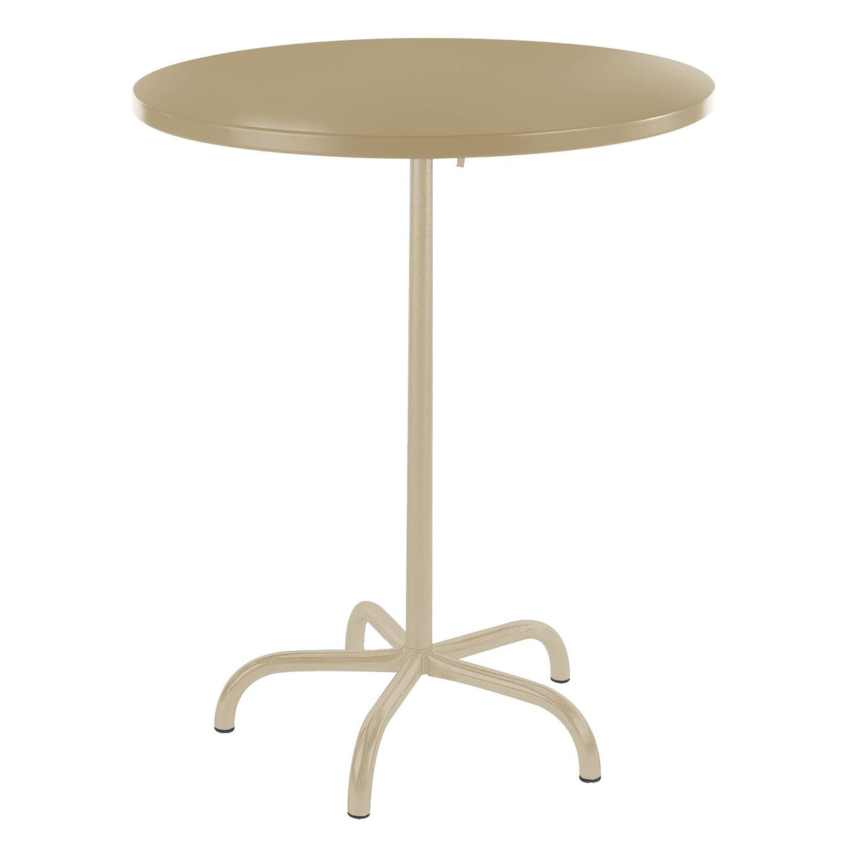 Schaffner Säntis Table haute rabattable ronde Ø80cm Sable Pastel 15 Marron Pastel 83